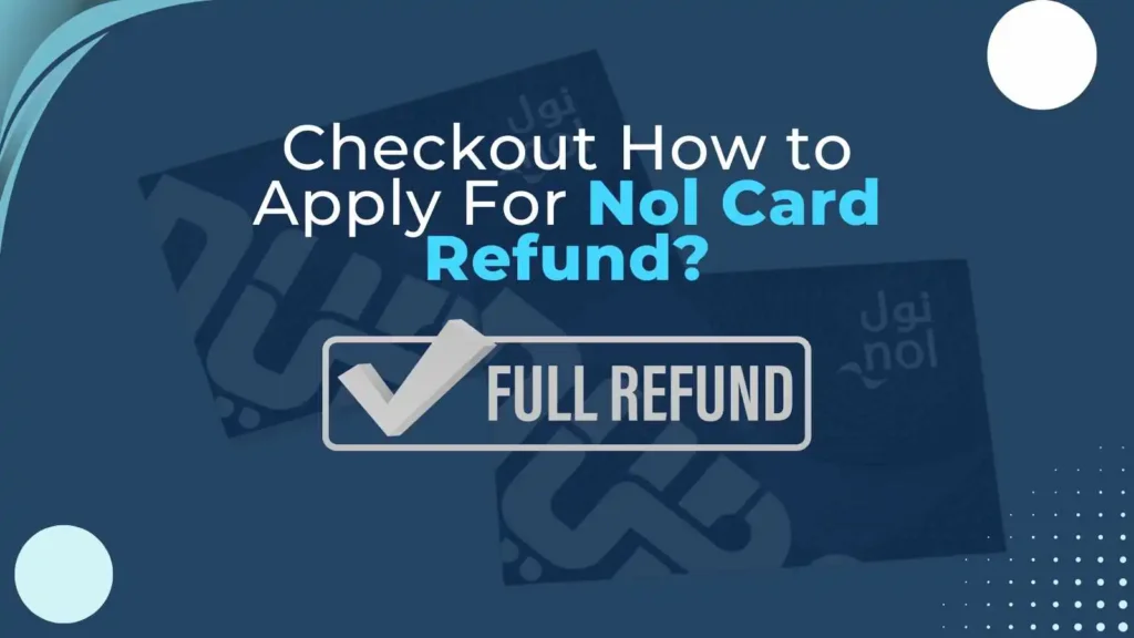 how to refund Nol Card