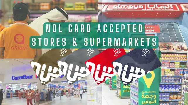 Nol card accepted stores and supermarkets