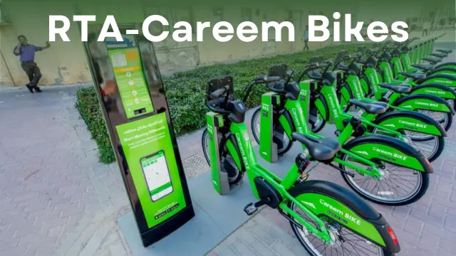 bikes docked at careem station