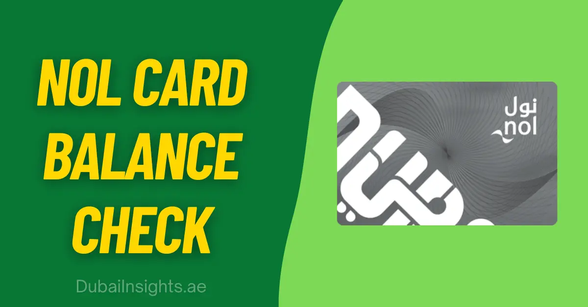 Nol Card Balance Check Online Rta Dubai