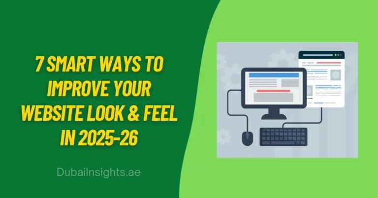 7 Smart Ways to Improve Your Website Look & Feel in 2025-26