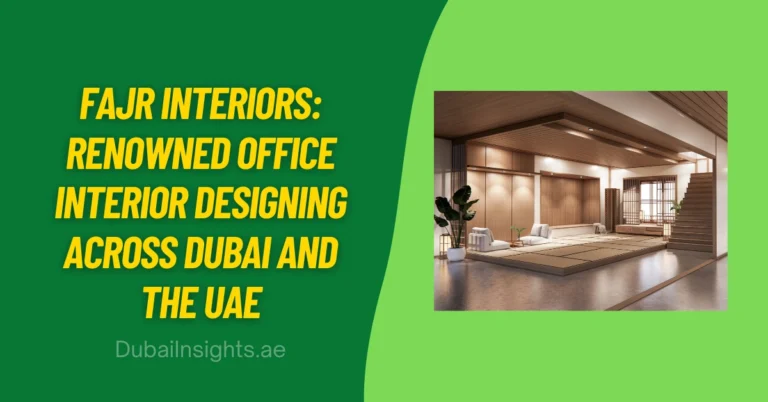 Fajr Interiors Renowned Office Interior Designing Across Dubai and the UAE