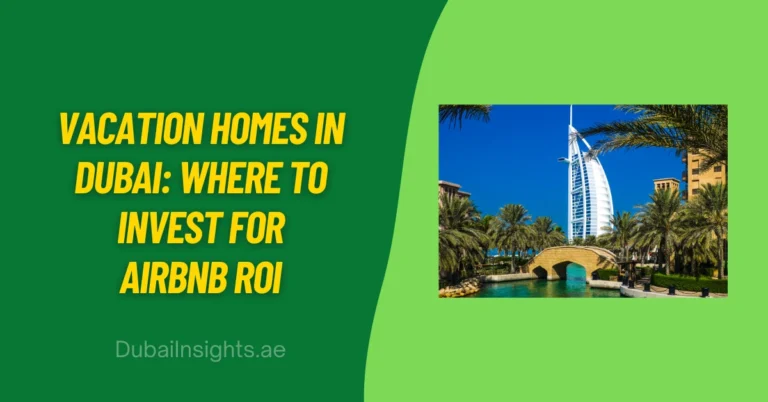 Vacation Homes in Dubai Where to Invest for Airbnb ROI