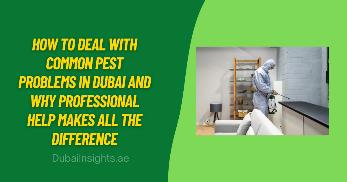 How to Deal With Common Pest Problems in Dubai and Why Professional ...