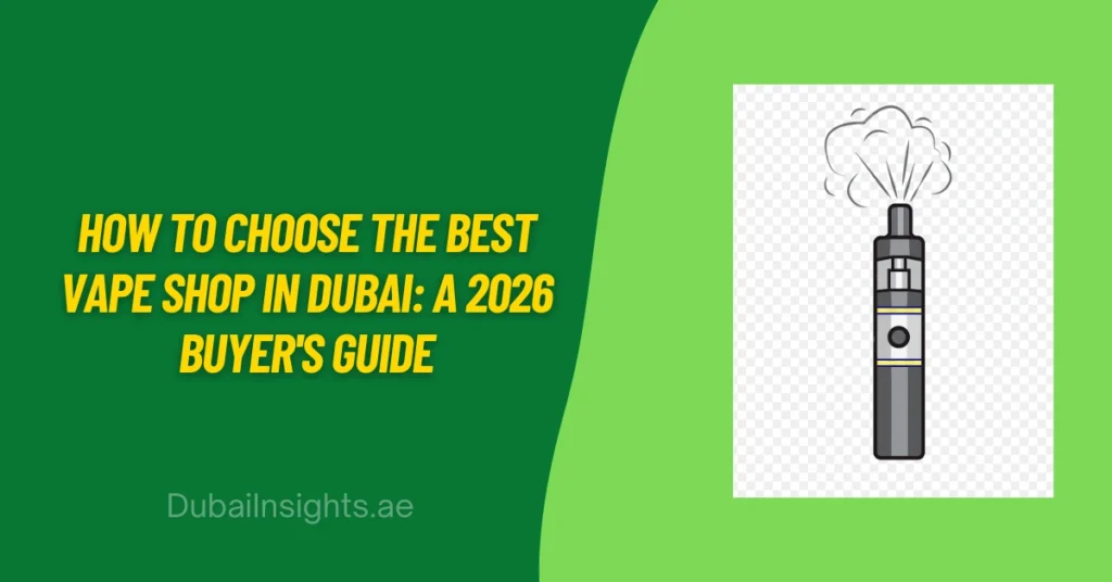 How to Choose the Best Vape Shop in Dubai A 2026 Buyer's Guide