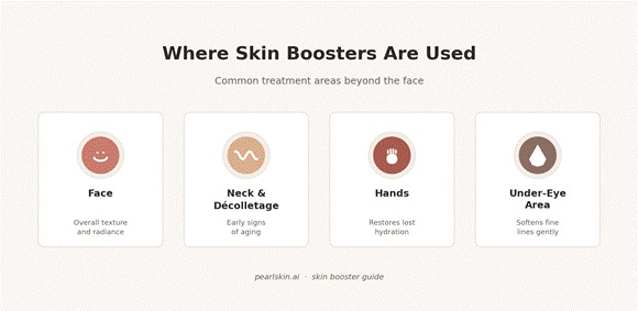 Where Can Skin Boosters Be Used?